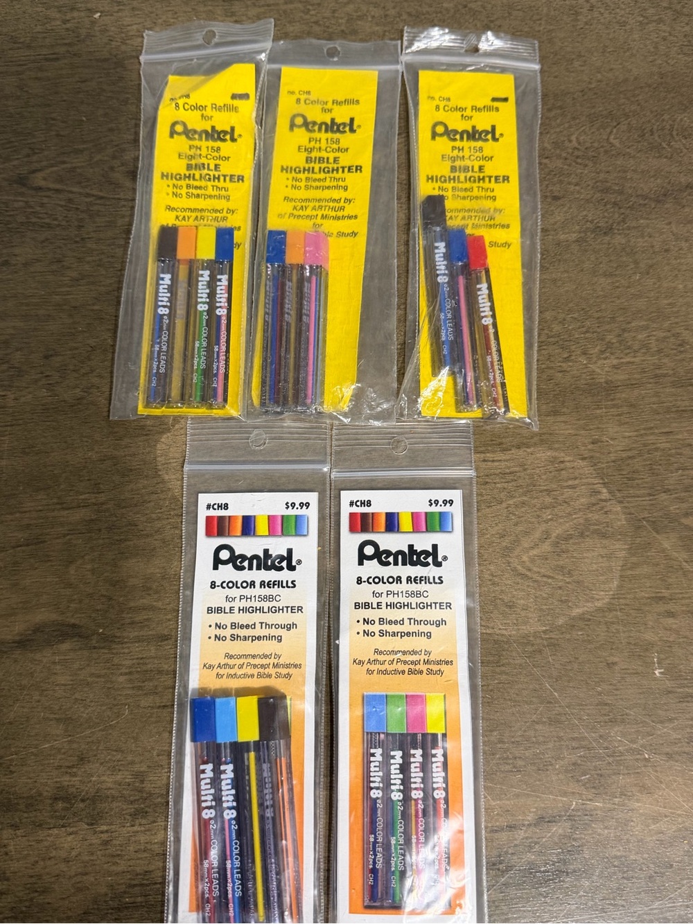 Pentel Refill for Ph158 Bible Highlighter No Bleed Through